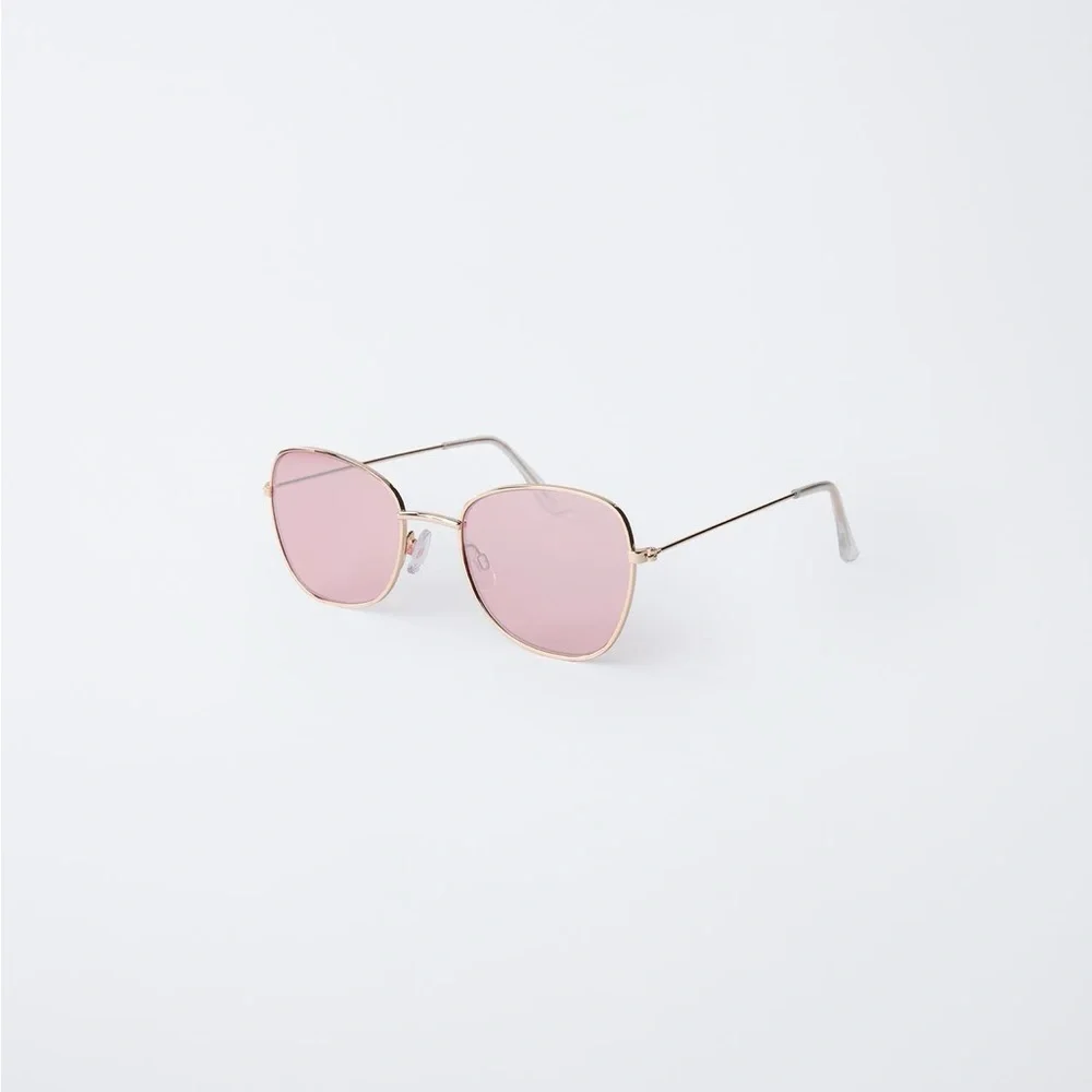 NWT. Zara Kids Metal-frame sunglasses. 100% UV PROTECTION. Size 6-9.
